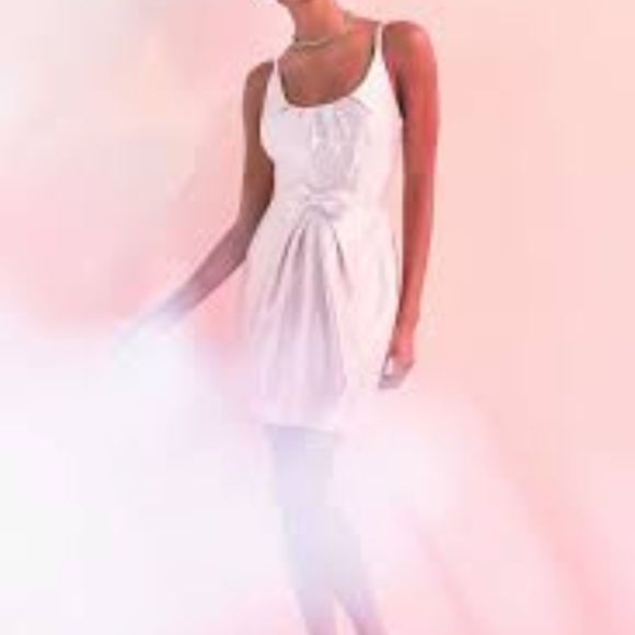 Kimchi Blue Taylor Shimmer Bow Waist Mini Dress - Picture 5 of 8